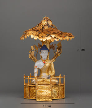 Shakyamuni Buddha under Bodhi Tree | Buddhist Home Decor