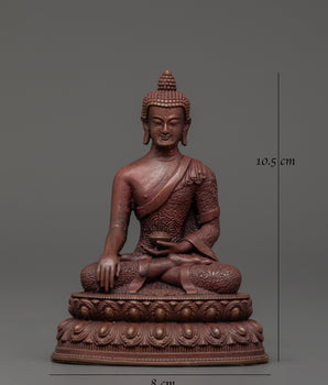 Shakyamuni Buddha Oxidized Statue | Handcrafted Spiritual Decor