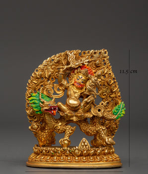 White Dzambhala: Wealth Deity Sculpture | Symbol of Prosperity
