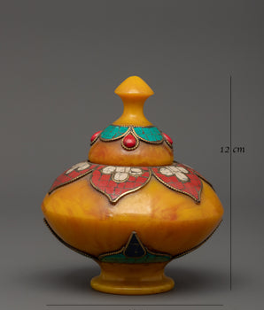 Handcrafted Ritual Offering Pot | Spiritual Rice Pot for Altar and Sacred Spaces