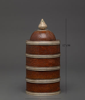 Handcrafted Tibetan Oxidized Copper Rice Pot | For Offerings and Spiritual Ceremonies