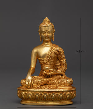 Shakyamuni Buddha Seated on Lotus |  Enlightenment Statue