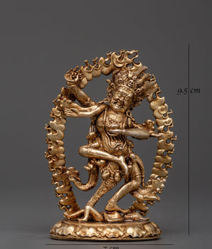 Troma Nagmo Wrathful Dakini Statue | Tibetan Wisdom Deity for Cho Practice, Altar & Ritual