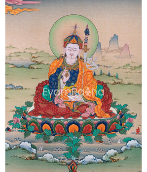 Guru Rinpoche Empowerment Thangka Print