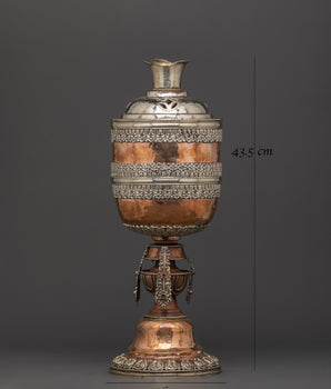 Traditional Tibetan Incense Burner | Handcrafted Copper Tool for Ritual and Altar Use