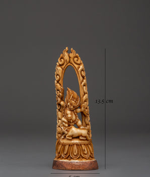 Handcrafted Yamantaka Bone Statue | Fierce Protector Deity