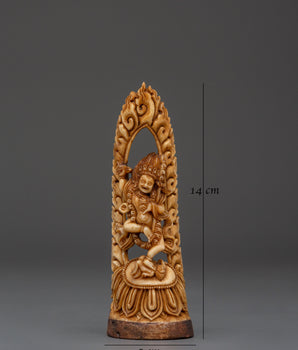Traditional Dorje Phagmo Bone Statue | Buddhist Vajravarahi Sculpture