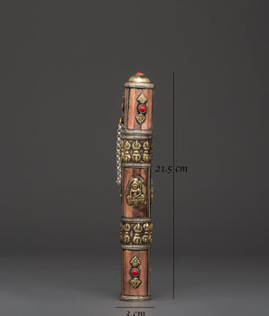 Buddhist Incense Container | Handcrafted Copper and Brass Holder