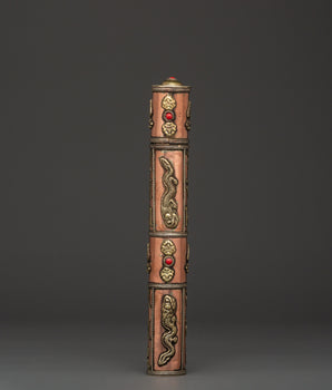 Travel Incense Container | Handcrafted Copper and Brass Holder