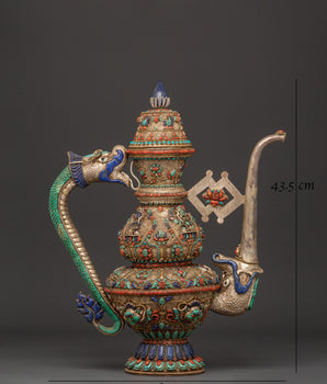 tibetan-tea-pot-with-dragon-handle