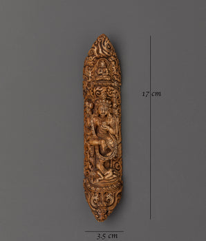 Tibetan Buddhist Dakini Bone Statue | Hand-Carved Ethically Sourced Buffalo Bone