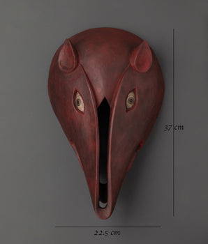 Handmade Traditional Mask Decor | Tribal Wall Art