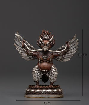 Handcrafted Garuda Bird Deity Sculpture | Statue for Home Altars and Sacred Spaces