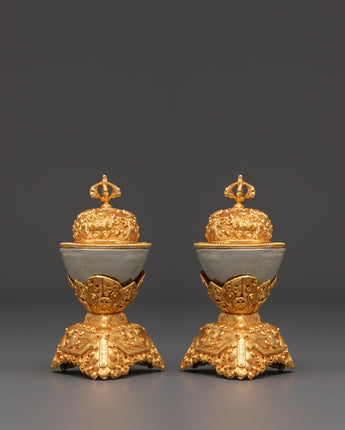 Ritualistic skull goblet Set