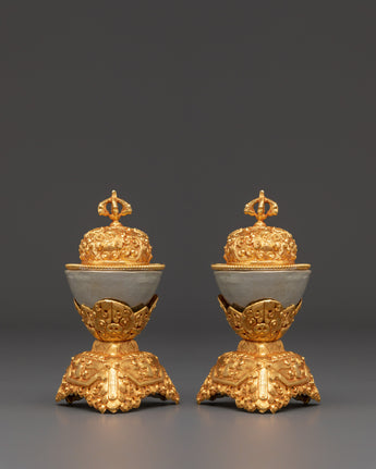 Ritualistic skull goblet Set