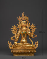 white-tara-handmade-statue