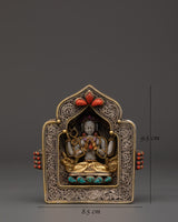 Silver Gold-Plated Ghau Box
