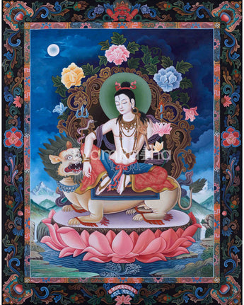 High-Quality Giclee Print To Practice Chenrezig Long Mantra