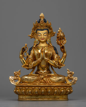 chenrezig-gold-gilded-25cm