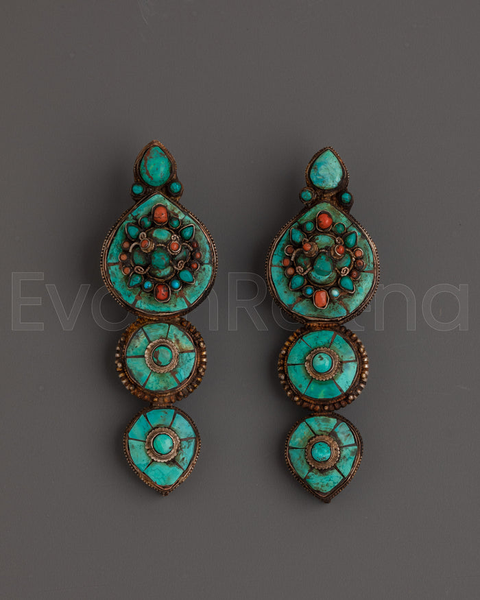 Handcrafted Copper Earring Set | Handmade Jewelry for Women