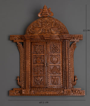 Auspicious Symbol Intricate Design Wall Art