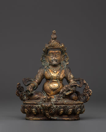 Copper Dzambala Statue