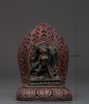 Vajrayogini Wooden Statue | Handcrafted Tibetan Art