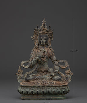 Vajrasattva Buddhist Deity Copper Statue | Dorje Sempa Figurine