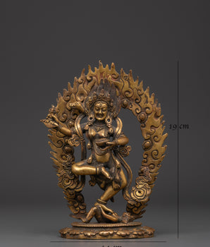Handcrafted Dorje Phagmo Statue | Sacred Tibetan Deity Sculpture