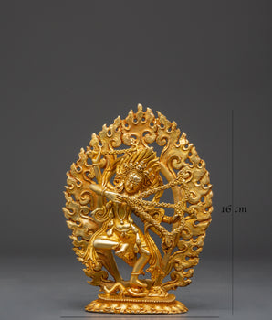 Semi-Wrathful Kurukulla Statue | Himalayan Buddhist Sculpture Artwork