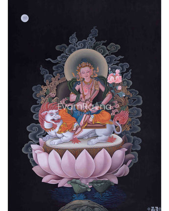 Himalayan Giclee Print For Chenrezig Puja