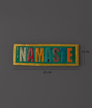 Handcrafted Namaste Wall Hanging | A Spiritual Accent for Your Home