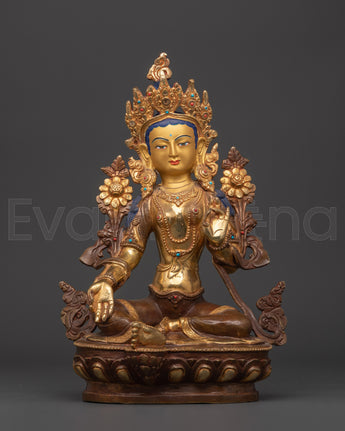 Green Tara Statue
