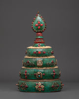 handcrafted Buddhist mandala offering Set