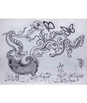 Hetemanga Art Print As Traditional Room Decor