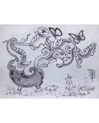 Hetemanga Art Print As Traditional Room Decor