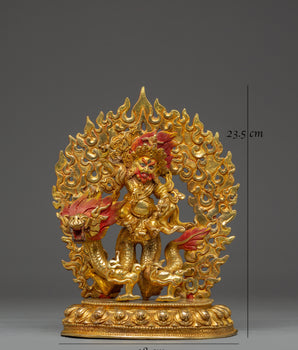 White Dzambhala Tibetan Wealth God | Symbol of Prosperity
