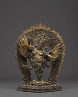 Guru Dragpo with Phurba Statue