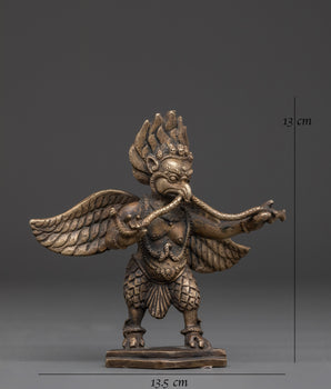Handcrafted Brass Garuda Statue | Winged Protector
