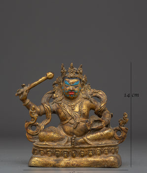 Virulhaka Copper Statue | Heavenly King of the South