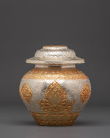 Tibetan Ritual Rice Offering Pot