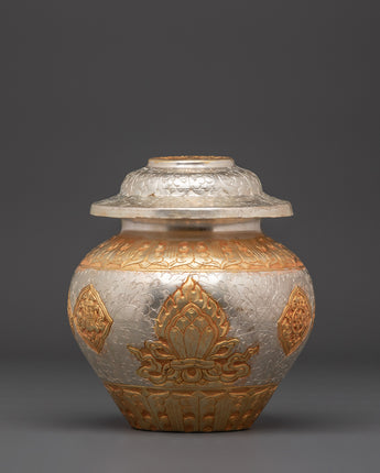 Tibetan Ritual Rice Offering Pot