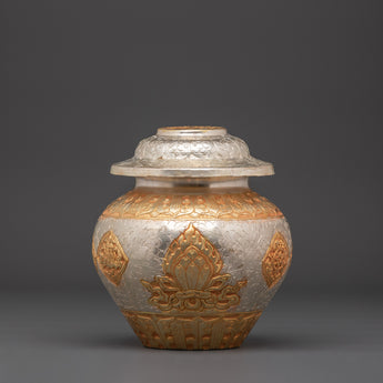 Tibetan Ritual Rice Offering Pot