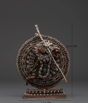 Vajrayogini Copper Figurine | Copper Body with Silver Plating