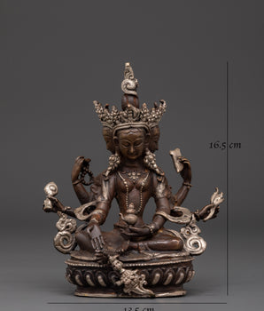 Sacred Wealth Goddess Vasudhara Statue | Buddhist Deity of Prosperity and Abundance