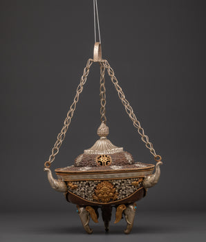 tibetan-altar-hanging-incense-burner