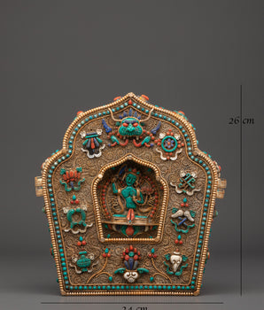 Ghau Box With Manjushri | Altar, and Meditation