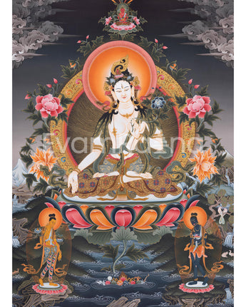 White Tara with Bodhisattva