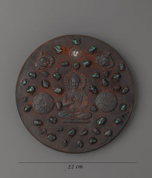 Spiritual Buddha Wall Hanging | Wooden Buddha Decor for Meditation