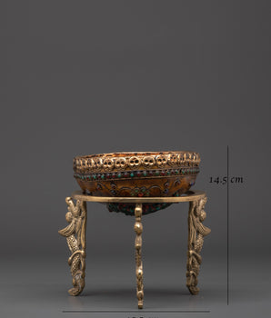 Kapala for Ritual Ceremonies | Copper Offering Bowl